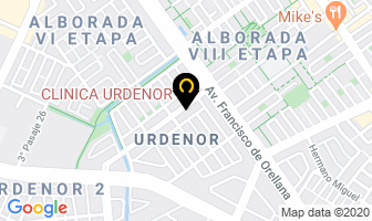 Mapa de Clinica Urdenor en Guayaquil