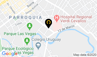 Mapa de Clinica Y Maternidad Yanqui en Portoviejo