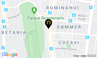 Mapa de Club De Artes Marciales Seul en Quito