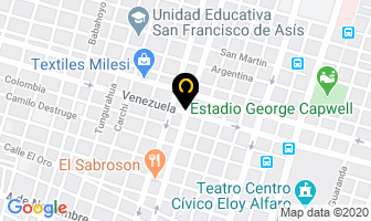 Mapa de Colchones Govertex en Guayaquil