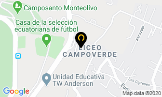 Mapa de Colegio Liceo Campoverde en Quito