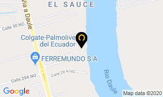 Mapa de Colgate Palmolive Del Ecuador en Daule