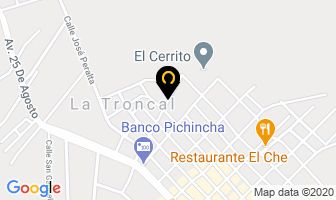 Mapa de Comercial Alcivar en La Troncal