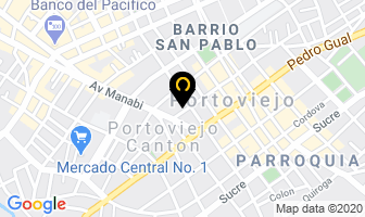 Mapa de Comercial Cañarte en Portoviejo