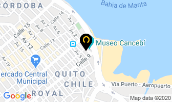 Mapa de Comercial Chang en Manta