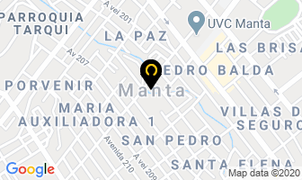 Mapa de Comercial Moreira en Manta