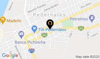 Mapa de Comercial Zambrano en Pedernales