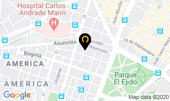 Mapa de Comerquimicor en Quito
