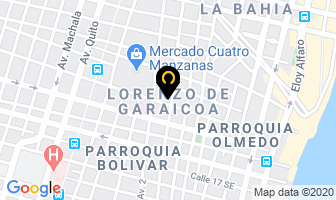 Mapa de Confecciones Industriales en Guayaquil