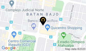 Mapa de Consulado De Belice, en Quito