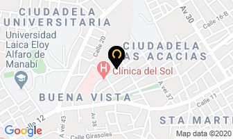 Mapa de Consultorio De Cirugia Plastica Y Laser en Manta