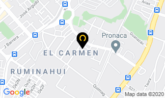 Mapa de Consultorio Dental en Quito