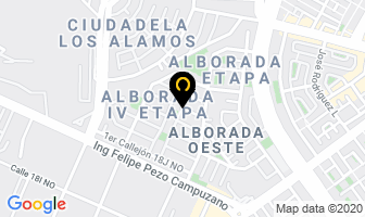 Mapa de Consultorio Dental - Dra Fabiola Zelaya en Guayaquil