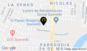 Mapa de Consultorio Ginecologico en Quevedo