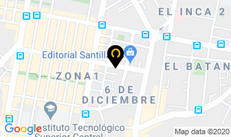 Mapa de Consultorio Odontologico en Quito