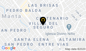 Mapa de Consultorio Odontologico en Manta