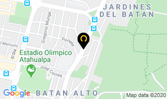 Mapa de Contacto Estudios Internacionales en Quito