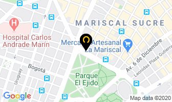 Mapa de Contrapunto Escuela en Quito