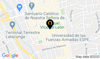 Mapa de Cooperativa De Ahorro Y CrÉdito Oscus Ltda. en Latacunga
