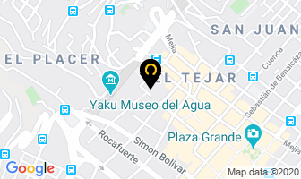 Mapa de Corporacion Aquafuturo en Quito