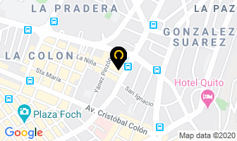 Mapa de Corporacion Lideres en Quito