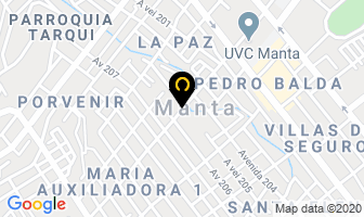 Mapa de Cortinas Ashrey en Manta