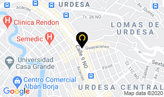 Mapa de Cortinas Yambay en Guayaquil