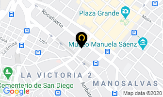 Mapa de Creaciones Elizabeth en Quito