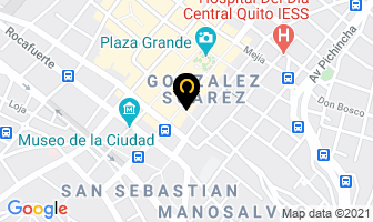 Mapa de Creaciones Ensueños en Quito