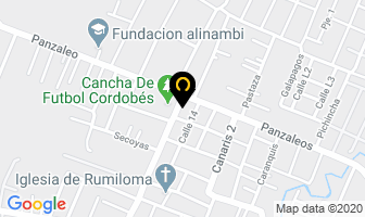 Mapa de Creaciones Henry en Quito