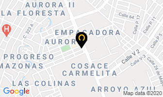 Mapa de Creaciones Yanelly en Manta