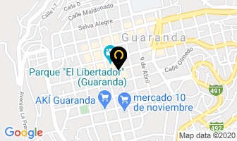 Mapa de Curia Diocesana en Guaranda