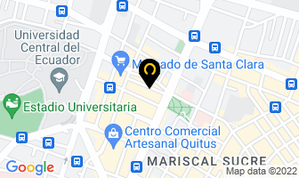 Mapa de Daganet Hosting Ecuador en Quito
