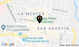 Mapa de Davident Clínica Dental en Ibarra