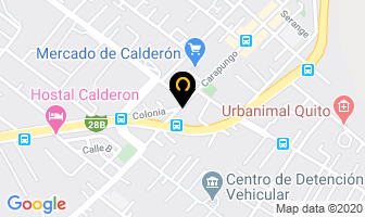 Mapa de Decoraciones Maritex en Quito