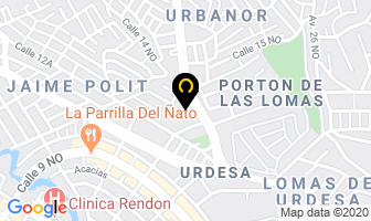 Mapa de Delfos en Guayaquil