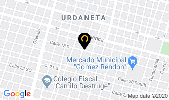 Mapa de “ Dental -Sur ” en Guayaquil