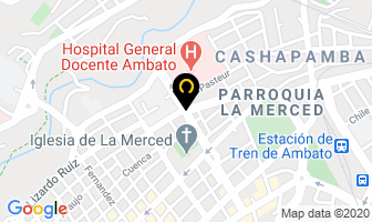 Mapa de DepÓsito De Hormas De Madera en Ambato