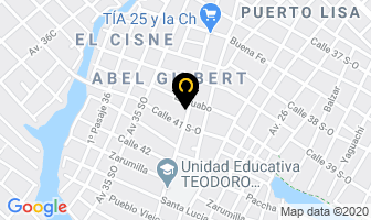 Mapa de Disalvid en Guayaquil