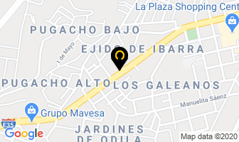 Mapa de Disoloxi Ibarra Distribuidor Autorizado Aga. en Ibarra