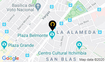 Mapa de Displast en Distrito Metropolitano De Quito