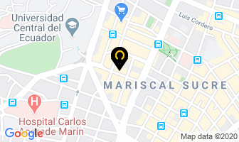 Mapa de Distribuidora Material Dental - Dentis. en Quito