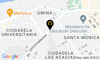 Mapa de Distribuidora ¨V &Amp; E¨ Gas Express en Manta