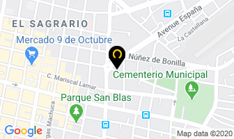 Mapa de Distribuidpra De Huevos Aguirre en Cuenca