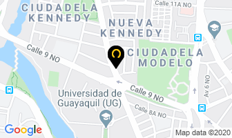 Mapa de Distridental en Guayaquil