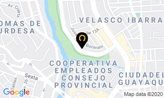 Mapa de Doctores John Ochoa A.guerrero Odontologos Ortodoncistas en Guayaquil