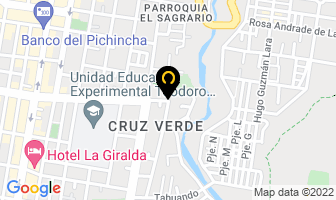 Mapa de Dr. Augusto Salazar S. Cirujano Traumatólogo Ortopedista en Ibarra