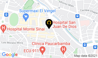 Mapa de Dr. Gal Mauricio Solano Quinde  Cirujano Plastico. Cuenca Ecuador en Cuenca
