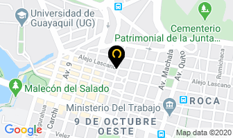Mapa de Dr Jose Lúa Franco en Guayaquil