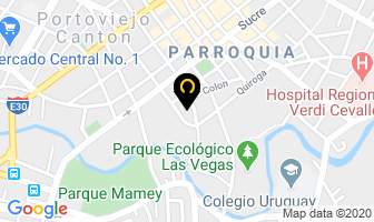 Mapa de Dr. Leonardo Moya Loor en Portoviejo